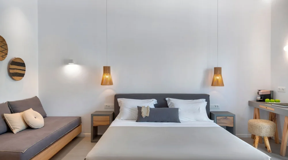 Junior Suite with Pool View at Elia Mykonos Resort