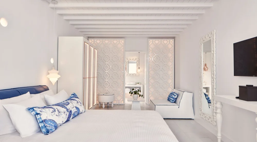 Superior Suite with Private Pool and Sea View at Katikies Mykonos