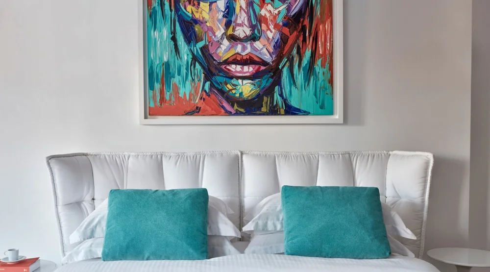 White Bliss with Private Jacuzzi & Garden View at Myconian Ambassador Relais & Chateaux Hotel