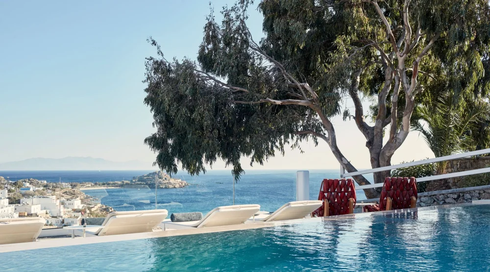 Two Bedroom Villa with Private Pool & Sea View at Myconian Ambassador Relais & Chateaux Hotel