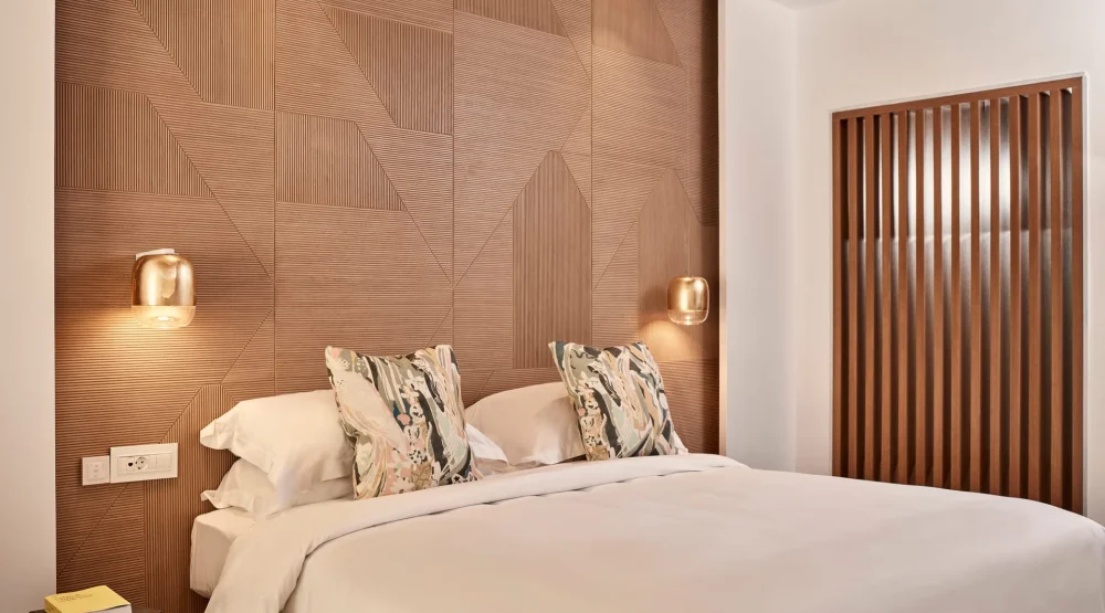 Kynthos Junior Suite with Sea View & Outdoor Jacuzzi at Myconian Korali Relais & Chateaux Hotel