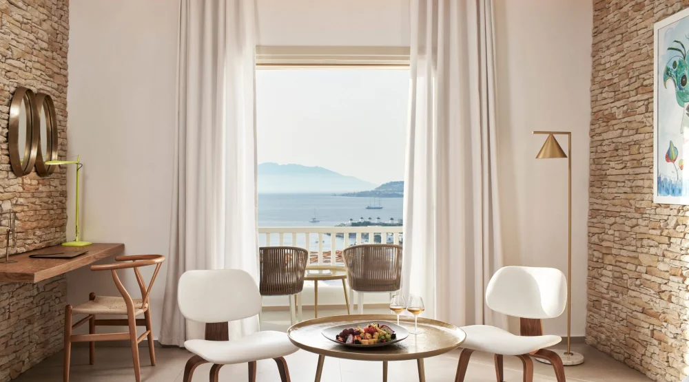 Naia Suite with Sea View at Myconian Naia Preferred Hotels & Resorts