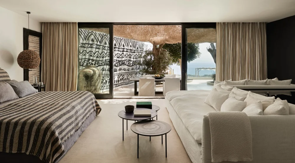 Panoptis One Bedroom Villa with Private Pool at Myconian Panoptis Escape