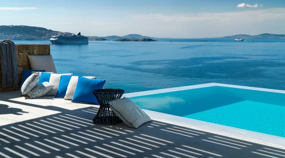 Signature One Bedroom Spa Pool Suite at Mykonos Riviera Hotel & Spa