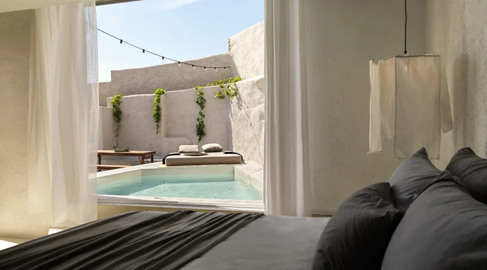 Hideout Suite with Private Pool & Yard at Nomad Mykonos