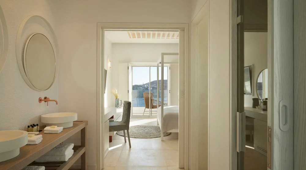 Prestige Two Bedroom Suite Sea View at Once in Mykonos