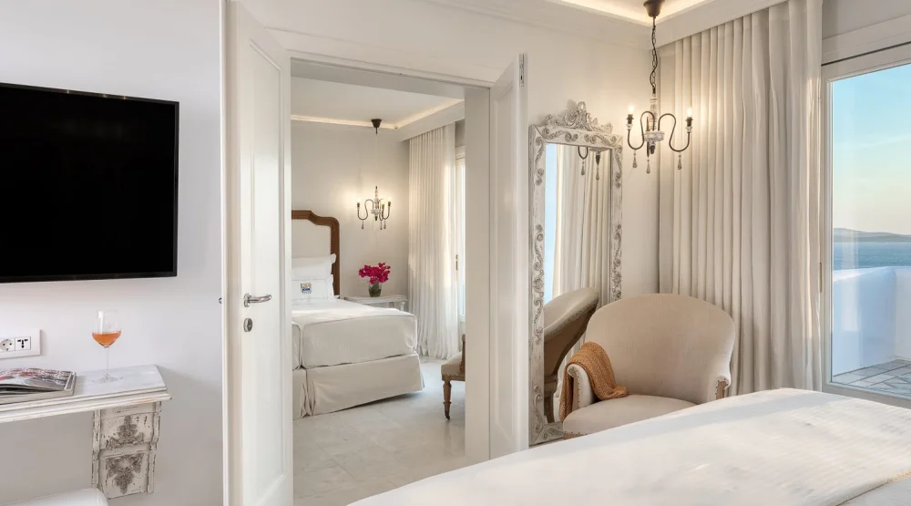 Signature Family Suite with Sea View at Saint John Hotel Villas & Spa