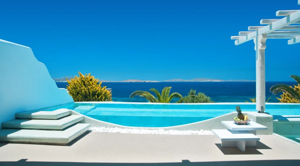 Delos Two Bedroom Villa with Private Pool & Sea View at Saint John Hotel Villas & Spa