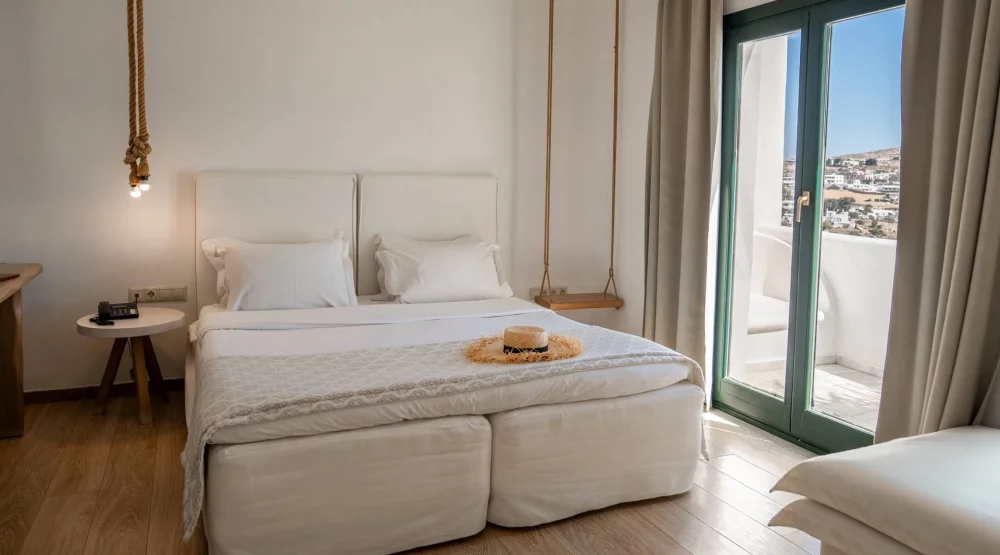 Classic Double Room Inland View at Tharroe of Mykonos Hotel