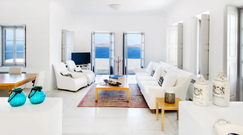 The Presidential Villa with Private Pool (7 Bedrooms) at Grand Ambassador Santorini