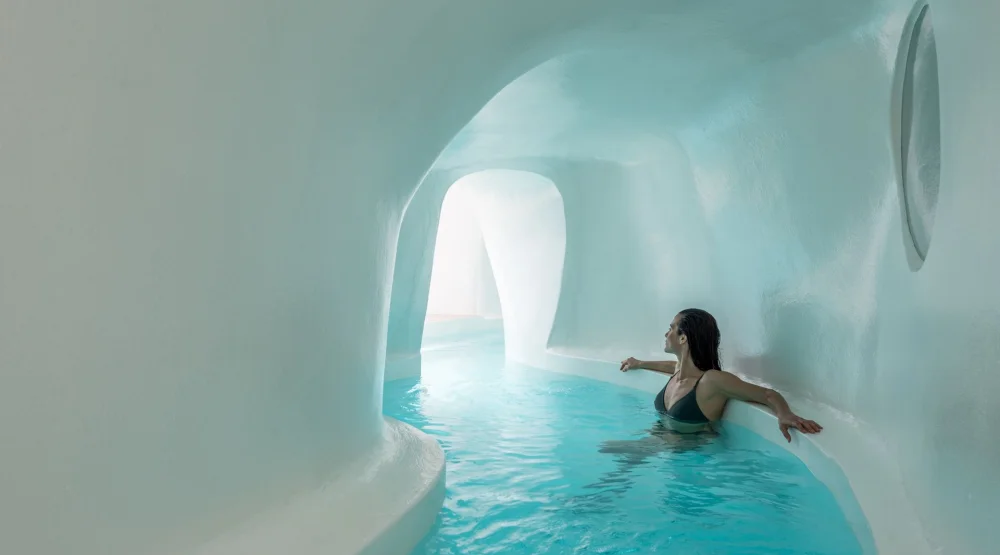 River Pool Suite I Volcano & Caldera and Sea View at Aspaki Exclusive Hotel