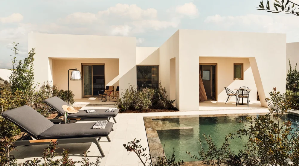 Harmonia Private Pool Bungalow at Nous Santorini