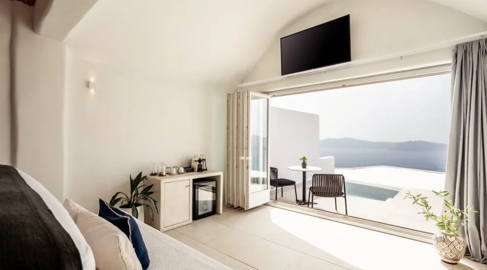 Executive Suite Caldera View with Outdoor Mini Plunge Pool Double at Rocabella Santorini Hotel & Spa