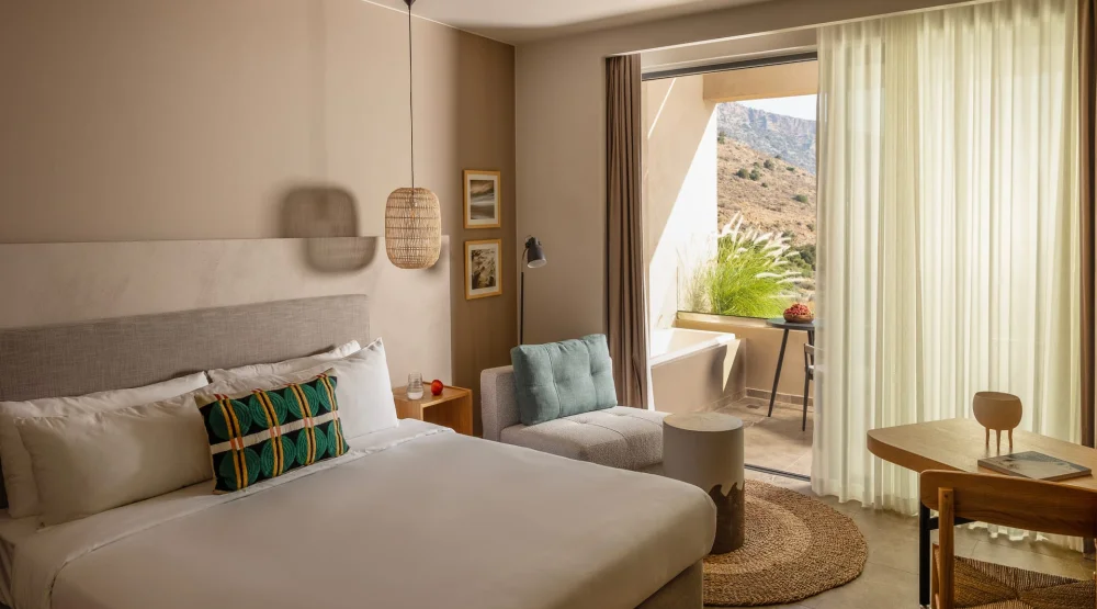 Sapphire Zen Suite with Outdoor Bathtub at Domes Aulus Elounda