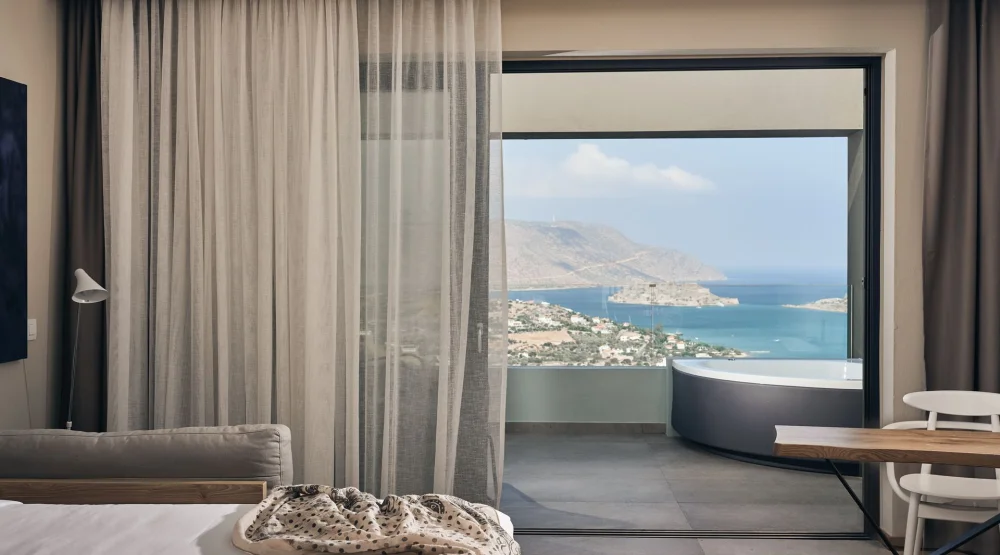 Sapphire Zen Suite with Outdoor Jacuzzi at Domes Aulus Elounda