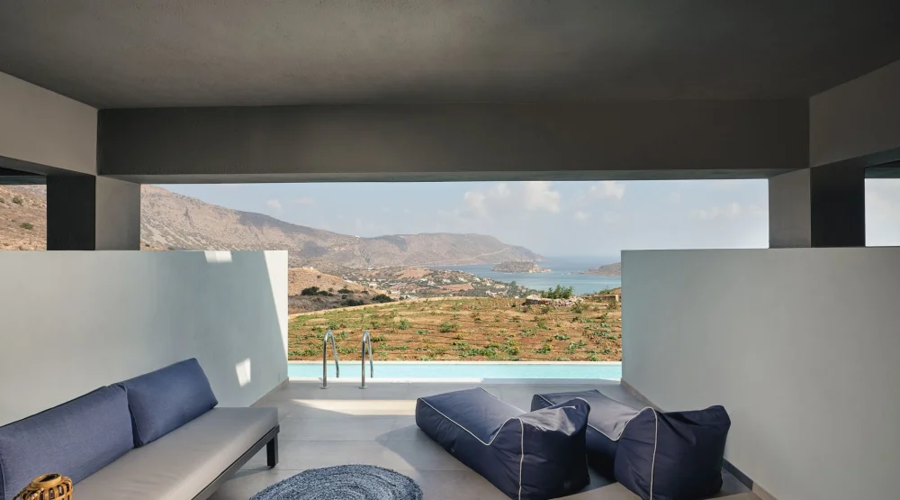 Sapphire Zen Suite with Sharing Pool at Domes Aulus Elounda