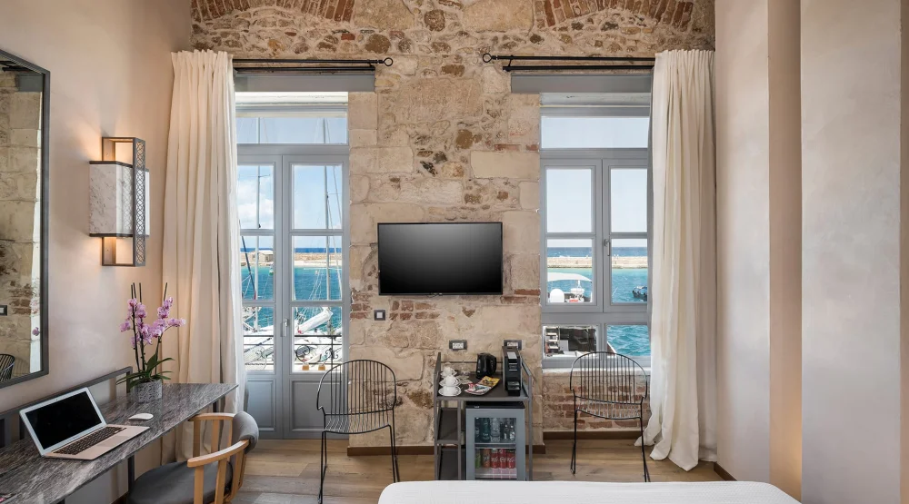 Sea View Suite with Balcony at Ambassadors Residence Boutique Hotel Chania