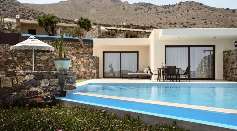 Two Bedroom Family Suite | Private Pool at Elounda Palm Hotel