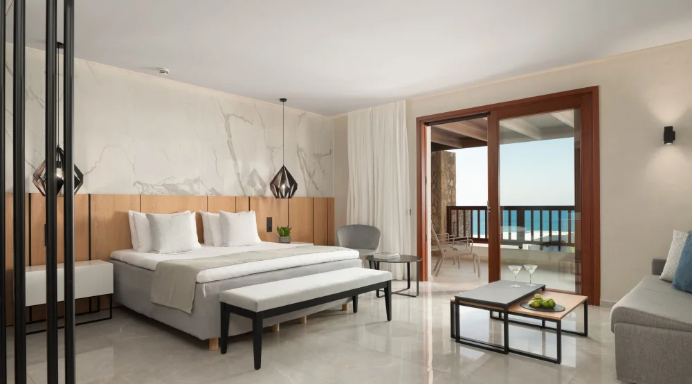 Bungalow Deluxe Sea View at Ikaros Beach Luxury Resort & Spa