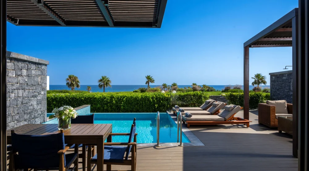 Executive Fitness Suite Sea View with Private Pool and Gym at Nana Princess Suites & Villas