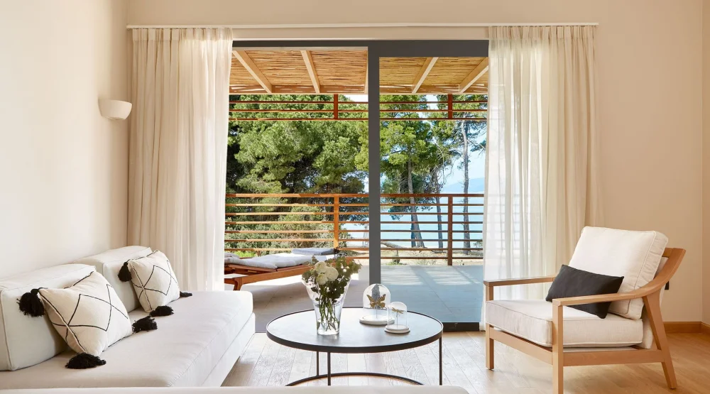 Premium Suite Hot Tub | Nest Grove Rooms Villas & Suites at Elivi Skiathos