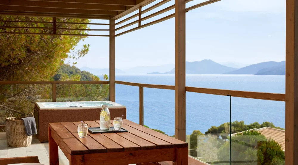 Premium Suite Hot Tub | Nest Infinity Rooms & Suites at Elivi Skiathos