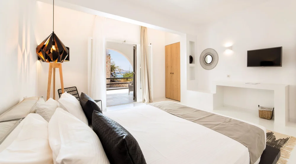 Superior Family Room Sea View at Paros Agnanti Hotel