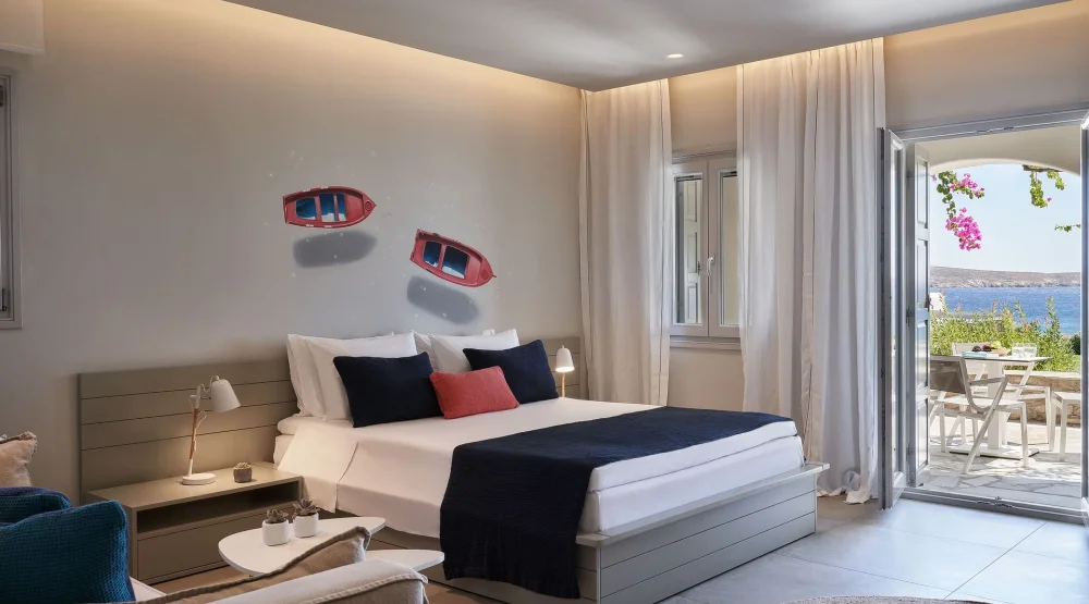 Superior Double Sea View at Poseidon of Paros Hotel & Spa