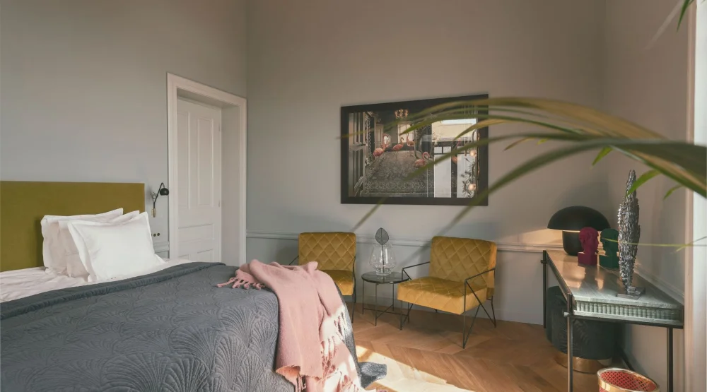 Oasis Suite with Sea Views and Balcony at Aristide Hotel Syros