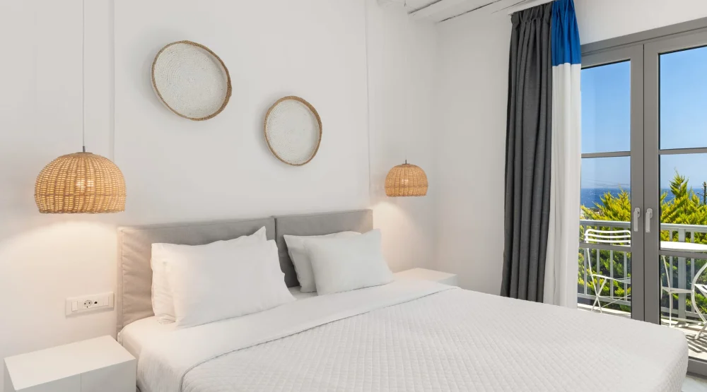 Superior Double Room with Sea View 22m² at Mr & Mrs White Tinos