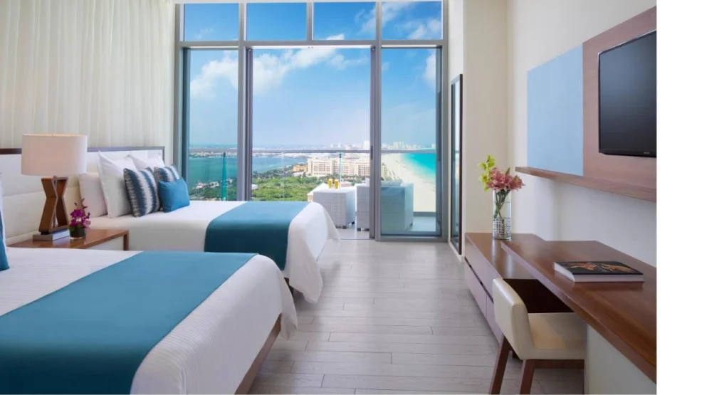 Preferred Club Deluxe Ocean View Double at Secrets The Vine Cancun