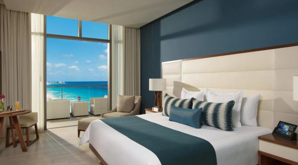 Deluxe Partial Ocean View King at Secrets The Vine Cancun