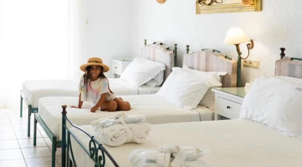 Superior Amorgian Room Quadruple Sea View at Aegialis Hotel & Spa