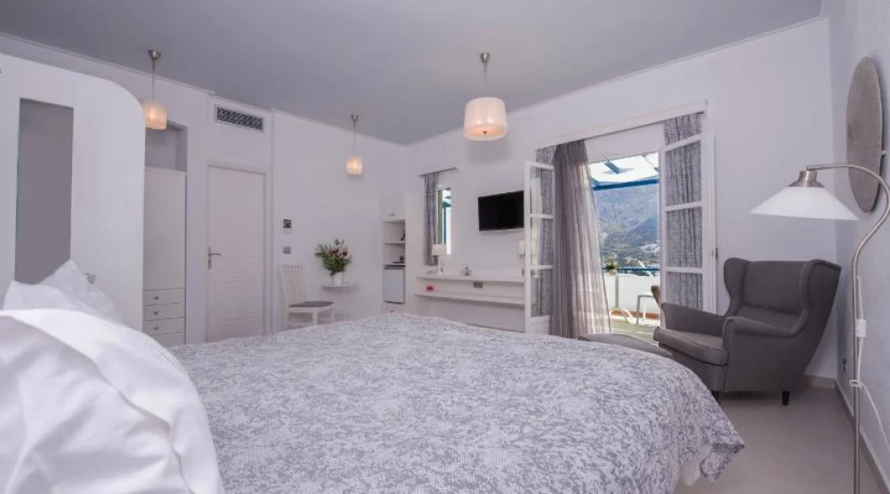 Junior Honeymoon Suite with Sea View at Aegialis Hotel & Spa