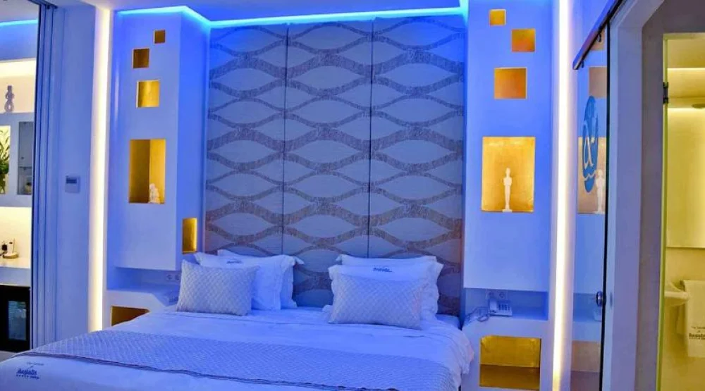 Junior Family Suite with Sea View at Aegialis Hotel & Spa