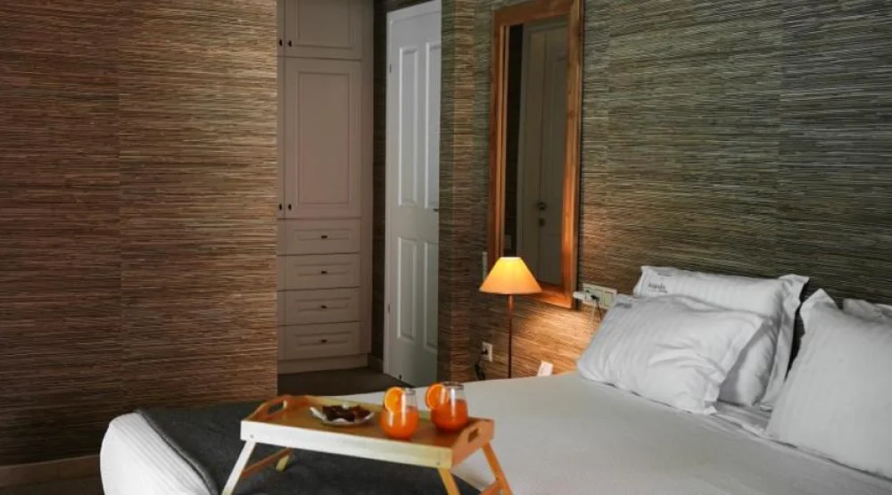 Deluxe with Cave Pool at Aegialis Hotel & Spa