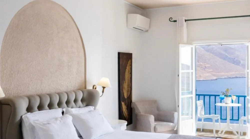 Honeymoon Suite with Sea View at Aegialis Hotel & Spa