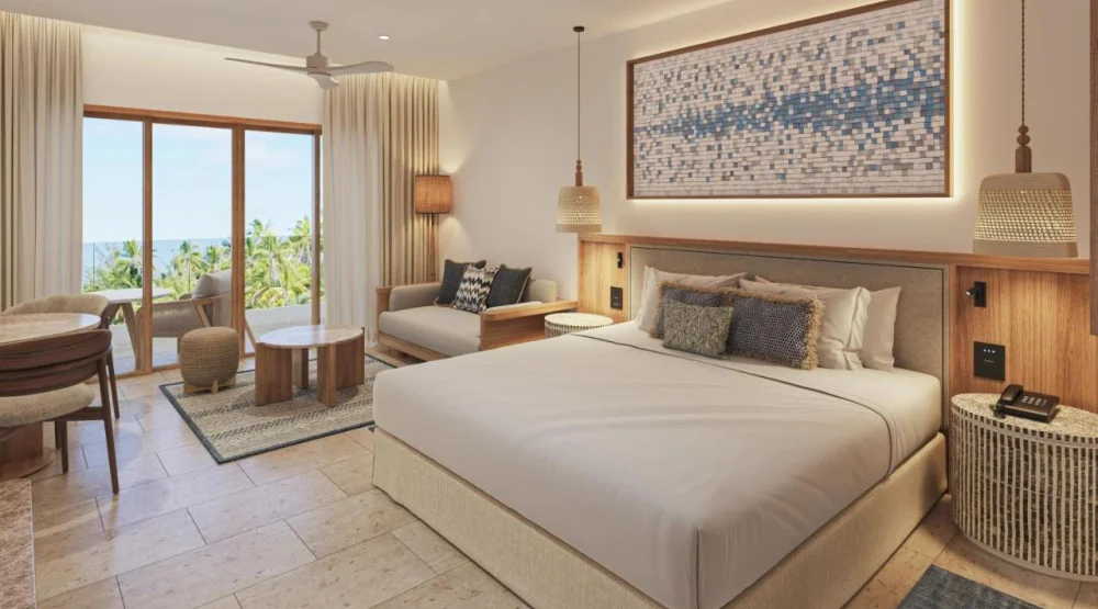 Junior Suite Garden View - King Bed at Secrets Playa Mujeres Golf & Spa Resort