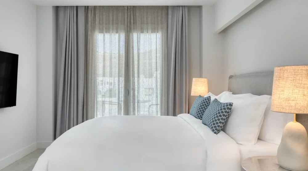 Standard Room - Resort View with Balcony - One King at Patmos Aktis Suites & Spa