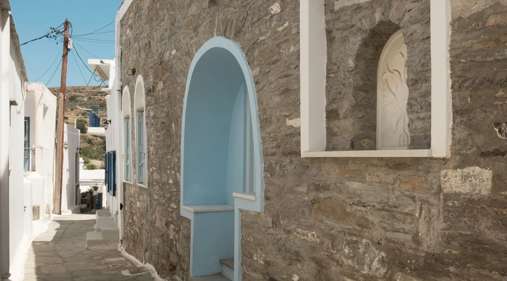 Villa Agapi with Mountain View at Tinos Resort