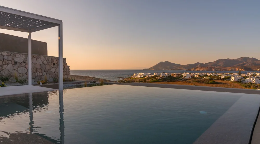 Hammam Villa with Plunge Pool and Panoramic Sea View at Milos Breeze Boutique Hotel