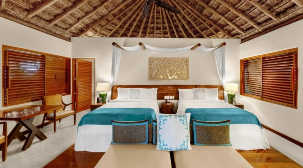 Luxury Villa Two Queen Beds at Viceroy Riviera Maya