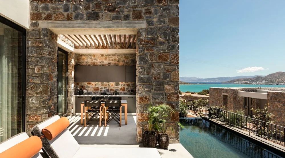 Core Residence Two Bedrooms Inland View with Private Pool at Domes Of Elounda