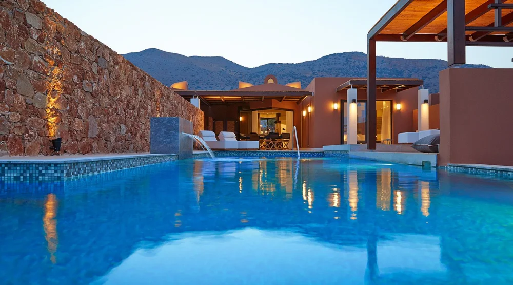 Luxury Residence Three Bedrooms Sea View with Private Pool at Domes Of Elounda