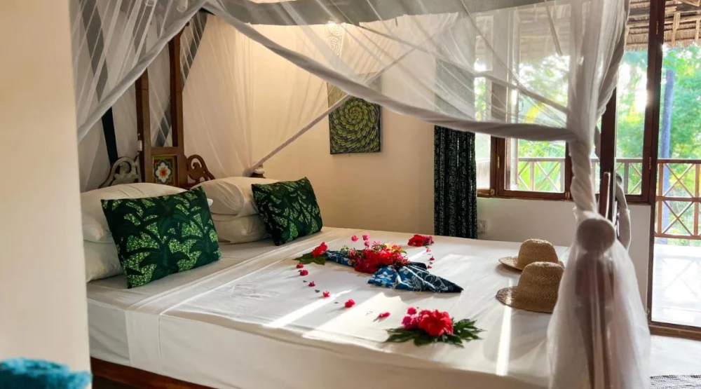 Superior Family Room with Garden View at Zoi Retreat Hotel