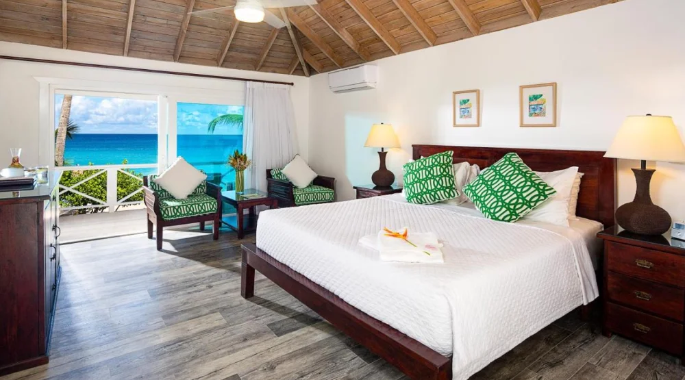 Deluxe Beachfront Room at Galley Bay Resort & Spa