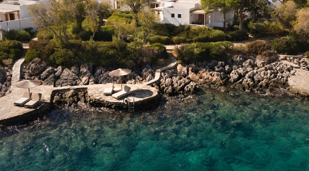 Superior Seafront Bungalow at Minos Beach Art Hotel