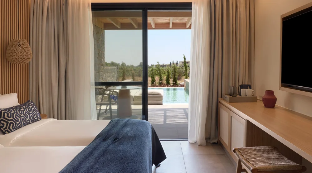 Premium Double Room Private Pool Inland View | Residences Area at Atlantica Beach Resort