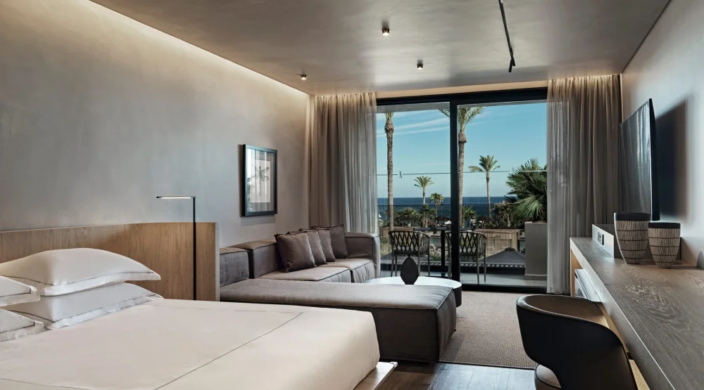 Open Plan Suite Sea View at Ammades All Suites Beach Hotel