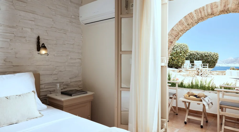 Family Standard Room with Side Sea View at Naxos Magic Village